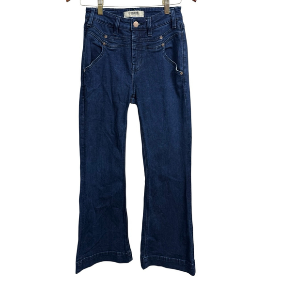 Rock & Roll Denim High Rise Trouser Jeans W26 Dark Blue - Picture 1 of 9